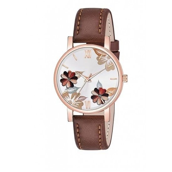 Stylish and Trendy Leather Strap Analog Watch for Women