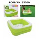 Intex Infatable Square Pool -Green- 57100