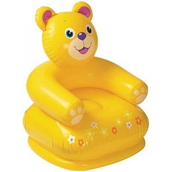 Intex Teddy Bear Shape Chair/Lazy Sofa for Children/Animal Chair for Girls & Boys - (Pack of 1)