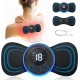 Portable Butterfly Body Massager for Pain Relief ems Neck Massager Machine with 8 Modes and 19 Strength Levels