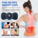 Portable Butterfly Body Massager for Pain Relief ems Neck Massager Machine with 8 Modes and 19 Strength Levels