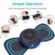 Portable Butterfly Body Massager for Pain Relief ems Neck Massager Machine with 8 Modes and 19 Strength Levels