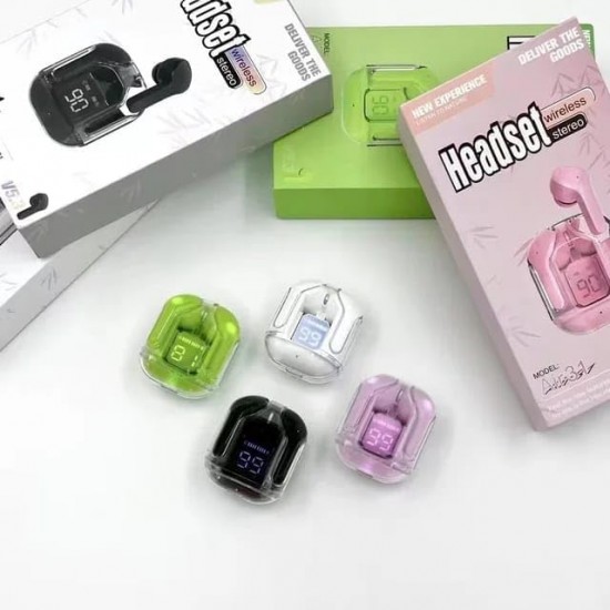 Ultrapods Earbuds Wireless Crystal Transparent Bluetooth