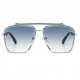 UV Protected Driving Pilot Gradient Square Metal Body Sunglasses for Men & Women