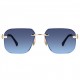 UV Protected Square Rimless Sunglasses for Men and Women