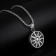 Silver Pendants For Men | Stainless Steel Black Pendant Chain for Men | Birthday Gift for Men and Boys Anniversary Gift for Husband