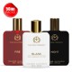 The Man Company Fire, Night and Blanc Perfume for Men - 50ml, Set of 3 Fragrances | Premium Luxury Long-Lasting Fragrance Perfume