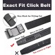 Genuine Leather Belt for Men with Easier Adjustable Autolock Buckle - Micro Adjustable Belt Fit Everywhere |Formal & Casual | Gift Box