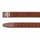 Tommy Hilfiger Nebraska Men Leather Gift Set Include Global Coin Wallet and Belt Tan Color