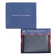 Tommy Hilfiger Men Leather Global Coin Wallet - Navy