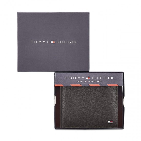 Tommy Hilfiger Felix Men's Leather Wallet - Brown