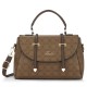 Women's Mono Beech Flap Satchel Bag | Ladies Purse Handbag