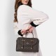 Women's Mono Beech Flap Satchel Bag | Ladies Purse Handbag