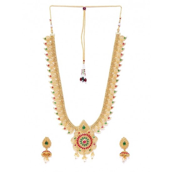 Jewellery Sets for Women Gold Plated Combo of Two Traditional Necklace set for women Jewellery set with Earrings For Girls/Women