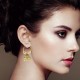 Ethnic Antique South Indian Round Pearl Moti Hoop Peacock Bali Jhumkas Jhumka jhumki Earrings set Ear rings For Women girls Ladies