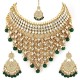 Stylish Choker Traditional Pearl Kundan Necklace Jewellery Set for Women