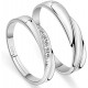 Silver Plated Adjustable Couple Ring for Men & Women