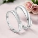 Silver Plated Adjustable Couple Ring for Men & Women