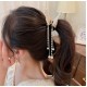 Korean Hair Clips For Women - Butterfly Clips For Women, Korean Hair Accessories - Butterfly Clip With Pearls & Rhinestone - Hair Accessories for Women (1 Pc) Butterfly Clutcher For Hair