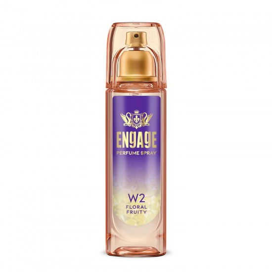 Engage W2 Perfume Spray For Women, Floral and Fruity, Skin Friendly, 120ml