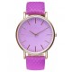 Leather Color Change White to Pink Analog Color Change Wrist Watch for Women for Girls