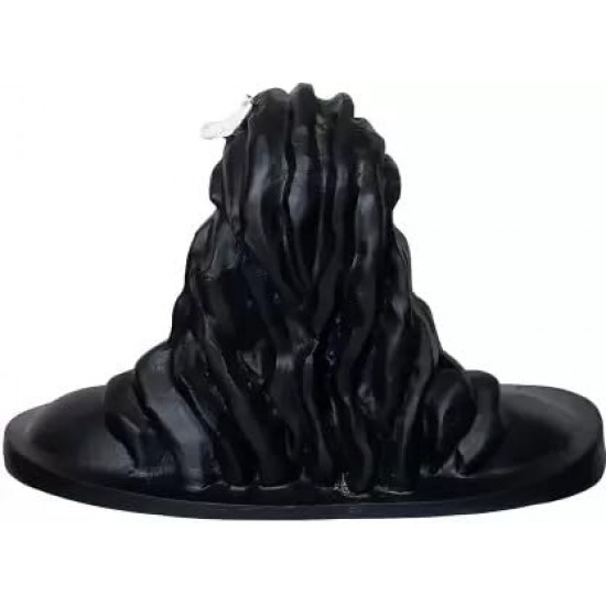 Adiyogi Shiva Statue for Home, Car Dash Board, Pooja & Gift, Mahadev Murti, Idol, Lord Shankara for Home Décor - Resin Black