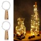 20 LED Bottle Cork Lights 6m Battery Operated Mini Copper Wire String Decorative Fairy Light DIY Festive Decor for Diwali Wedding Party (Warm White, 2 PCS)