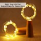 20 LED Bottle Cork Lights 6m Battery Operated Mini Copper Wire String Decorative Fairy Light DIY Festive Decor for Diwali Wedding Party (Warm White, 2 PCS)