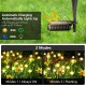 Firefly Outdoor Solar Lights | 8 LED | with Flash Mode | Starburst Swaying Solar Garden Light, Warm Garden Light | Outdoor Decoration | Waterproof | Firefly Path Lights for Pots, Balcony Garden