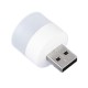 LED Night Light Mini USB LED Light Flexible USB LED Ambient Light Mini USB LED Light, LED Portable car Bulb, Indoor, Outdoor, Reading, Sleep (Pack of 1Pc) (1, White Light)