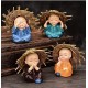 Hat Monk Buddha Idols Showpiece for Car Dashboard/Home Décor Decoration & Gifting Purpose