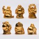 Fengshui Laughing Buddha Set of 6 Different Poses for Money, Good Luck, Health, Wealth & Happiness | Living Room