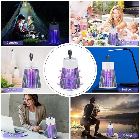 Electronic LED Mosquito Killer Machine Trap Lamp, Theory Screen Protector Mosquito Killer lamp for USB Powered Electronic Mosquito Killer Bug Zappers (Bug Killer Lamp)