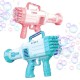 32 Hole Electric Gatling Bubble Gun for Kids with Soap Solution Indoor and Outdoor Toys for Toddlers Bubble Launcher Machine for Girls and Boys (Color as per Stock)