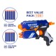 Blaze Storm Hot Fire Soft Bullet Gun Toy With 10 Safe Soft Foam Bullets, Fun Target Shooting Battle Fight Game For Kids Boys 