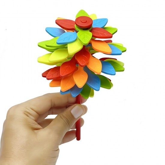 Candy Flower Toy for Kids, Stress Relief Toy - Colorful Twisting and Rotating Fidget Spinner, Durable, Fun