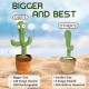 Dancing Talking Cactus Toys for Kids Funny Education Toys for Baby can Sing Wriggle Record & Repeat What You Say and LED Lighting Children Electronic Toy for Home Decor