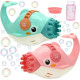 Dolphin Bubbles Gun for Toddlers Toys, New Gatling Bubble Machine Outdoor Toys for Boys and Girls - Pack of 1