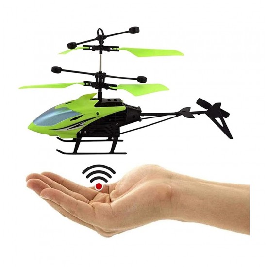 Exceed Remote Control and Hand Sensor Charging Helicopter Toys with 3D Light Toys for Boys Kids (Indoor Flying (Multicolour)