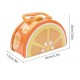 Fruits Shape Money Bank Metal Piggy Bank, Coin Bank for Kids with Lock and Key in Fruits Shape Kivi, Apple, Orange and Watermelon Money Bank with Handle Multicolor