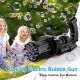 Gatling Bubble Gun for Kids with Soap Solution Indoor and Outdoor Toys for Toddlers Bubble Launcher Machine for Girls and Boys