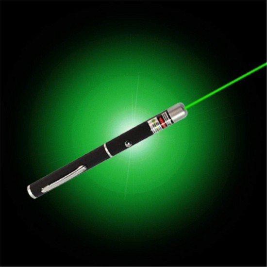 Green Laser Pointer Multipurpose Laser Light Disco Pointer Pen Beam with Adjustable Antenna Cap to Change Project Design for Presentation Pointer