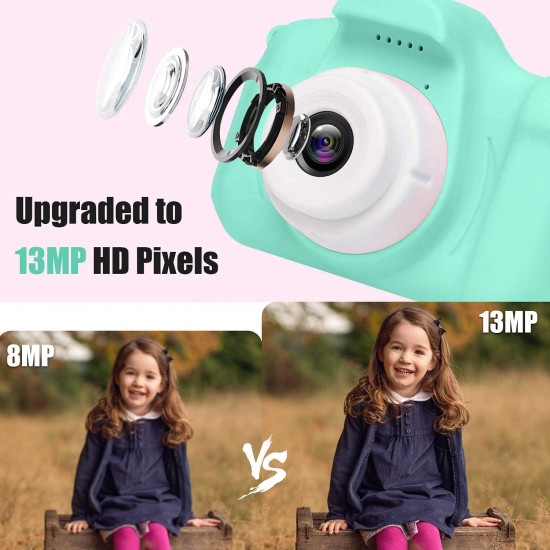 Kids Digital Camera Toys for 3-12 Year Boys Girls, Children Digital Video Camcorder Camera, Best Christmas Birthday Festival Gift for Kids