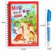 Kid's Magic Water Colouring Books Unlimited Fun with Drawing Reusable Water-Reveal Activity Pad, Chunky-Size Water Pen for Kids - Random Design [4 Books & 4 pens] Spiral-bound – 1