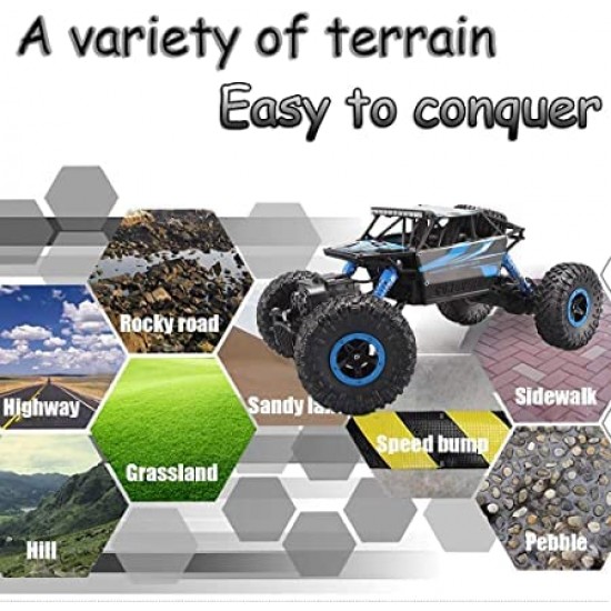 Remote Control Car Toy RC Monster Trucks Toys for Kids Boys/Girls Multi Color