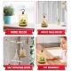 Singing Moving Chirping Beautiful Electronic Bird Pet Toy in Cage Hanging cage with Music Singing Moving Chirping for Kids for Home Decor/Living Room/Garden (Multicolor)