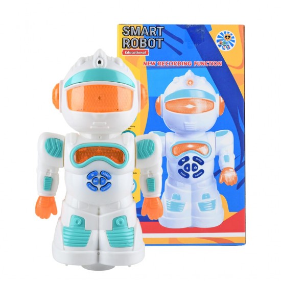 Intelligent Robot Smart Learning Machine 360 Degree Dancing Toy with Recording Function 3D Lights & Music Toys for Kids