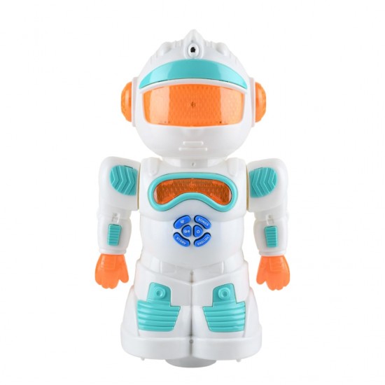 Intelligent Robot Smart Learning Machine 360 Degree Dancing Toy with Recording Function 3D Lights & Music Toys for Kids