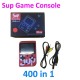 SUP 400 in 1 Retro Game Box Without Remote Control , Only for 1 Player, Classical Game PAD Can Play On TV, 400 Games Like Contra, Tank, Bomber Man, Aladdin, Etc. (Red)