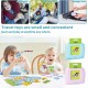 Talking Flash Cards Learning Toys Educational Device for 2 3 4 5 6 Year Old Kids Toddler 112 Flash Cards, Educational Toys Reading Machine with 224 Words, Preschool Montessori Toys